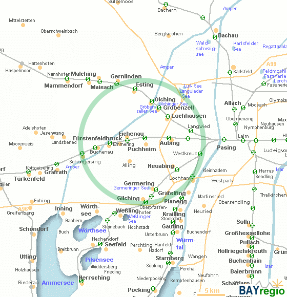 map of Puchheim